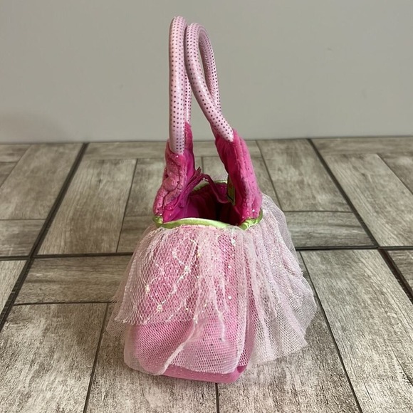 Sassy Pet Saks by Douglas Pink Ballerina Tutu Plush Handbag Kids Purse Toy - Picture 3 of 7